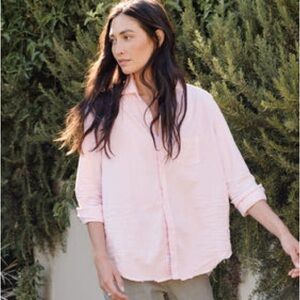 Frank & Eileen, Eileen, Famous Denim Button-Up Shirt in “Ballet”